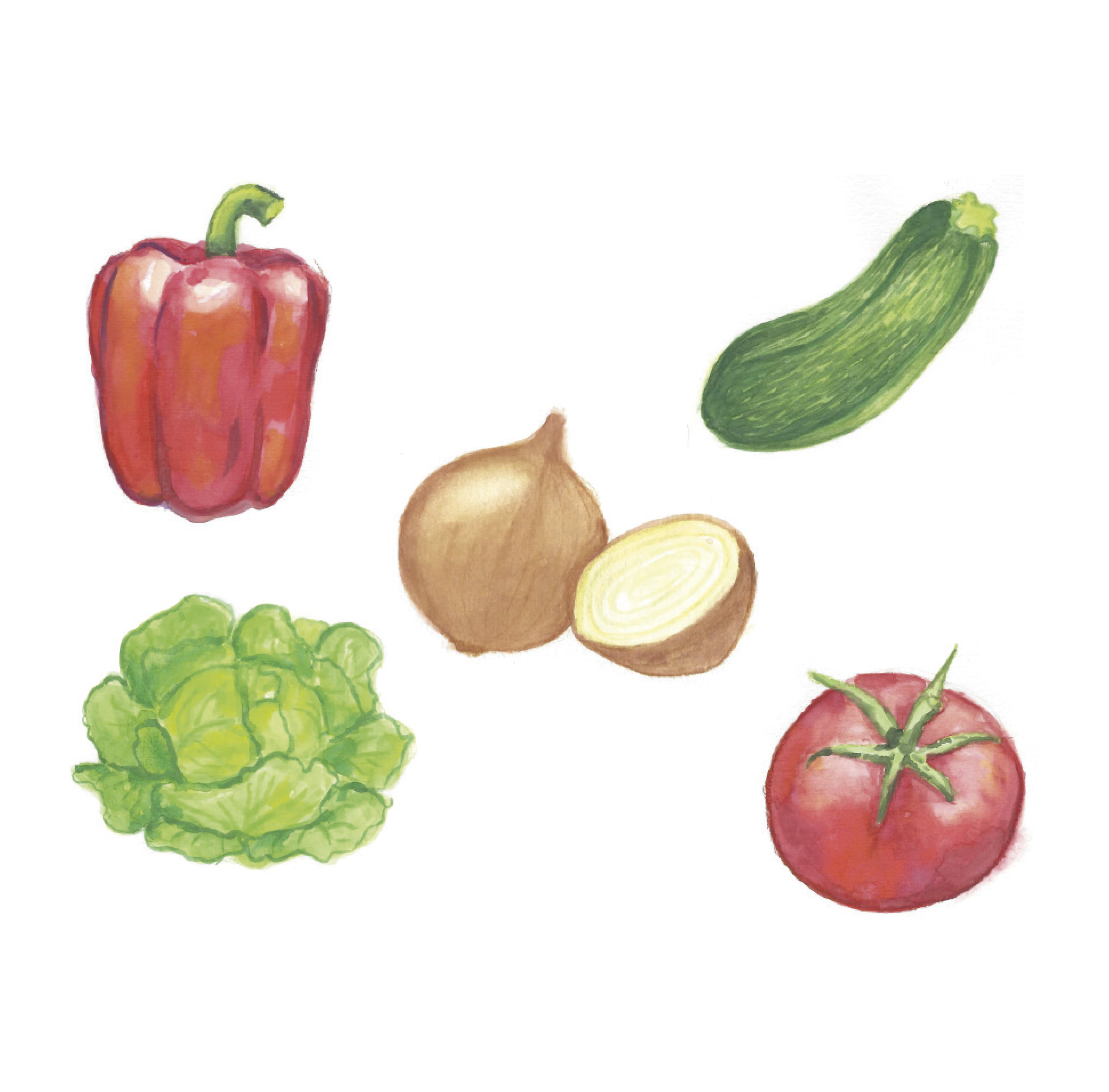 Grafik Ernährung: Gemüse